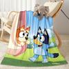 Bluey Bingo's Adventure Blanket Comfortable Great for Office Bedding Livingroom for All Occasions Stylish Decor Ideal Gift For Birthday Valentine'S Da