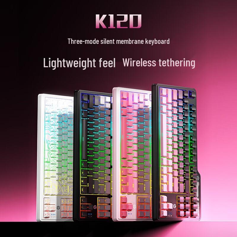 HP K120 Mechanical Feel Triple-Mode Keyboard