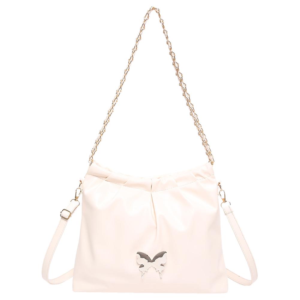 Сумка через плечо с бабочкой, модная сумка из искусственной кожи с регулируемым ремешком, модная сумка через плечо