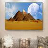Древняя цивилизация, египетские пирамиды, холст, картина, настенное искусство, пейзажные постеры и принты для гостиной, украшения дома