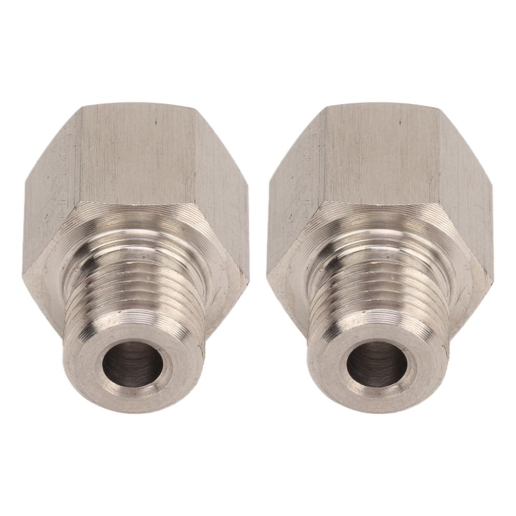1 8 дюймов NPT внутренняя резьба на M10 X 1.0 наружная резьба Адаптер для датчика давления из нержавеющей стали Герметичный Универсальный для автомобилей