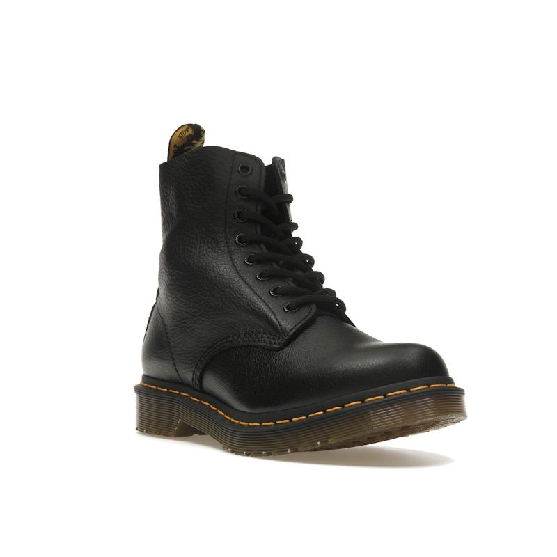 Dr. Martens 1460 Pascal Virginia Leather Lace Up Boot Black Women Sneakers 13512006