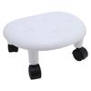 Low Rolling Stool with Wheels Ergonomic Heavy Duty Short Rolling Seat for Bedroom Living Room