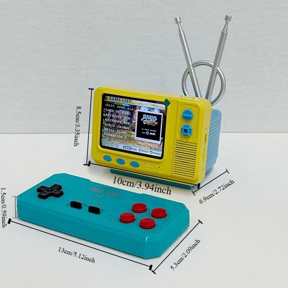 3,0-дюймовый экран Ретро ТВ-консоль Книжная полка Встроенные 339 игр Мини-карманная игровая консоль GV300S Детские подарки