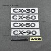 for Mazda CX-30 Car Modification Accessories Rear Marked Side Marking Decorative Car-Sticker Rear Trunk Fender Sticker g3