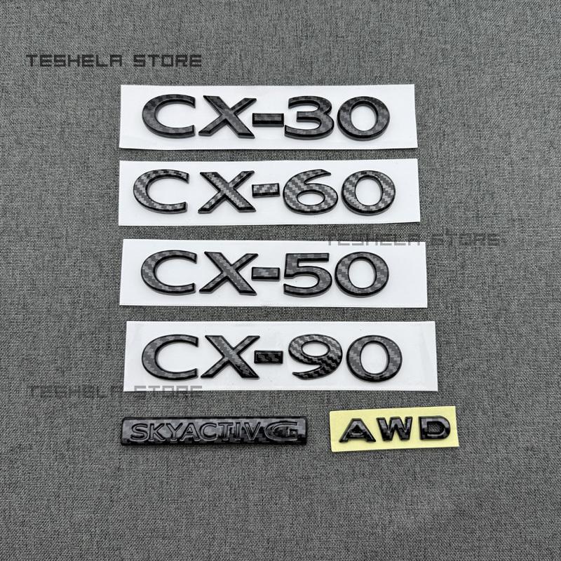 for Mazda CX-30 Car Modification Accessories Rear Marked Side Marking Decorative Car-Sticker Rear Trunk Fender Sticker g3