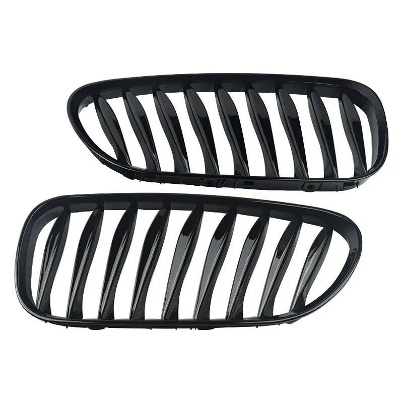 For BMW Z4 E85 E86 Convertible 2003-2008 Pair Glossy Black Car Front Kidney Grille Racing Grills Grilles Auto Car Accessories