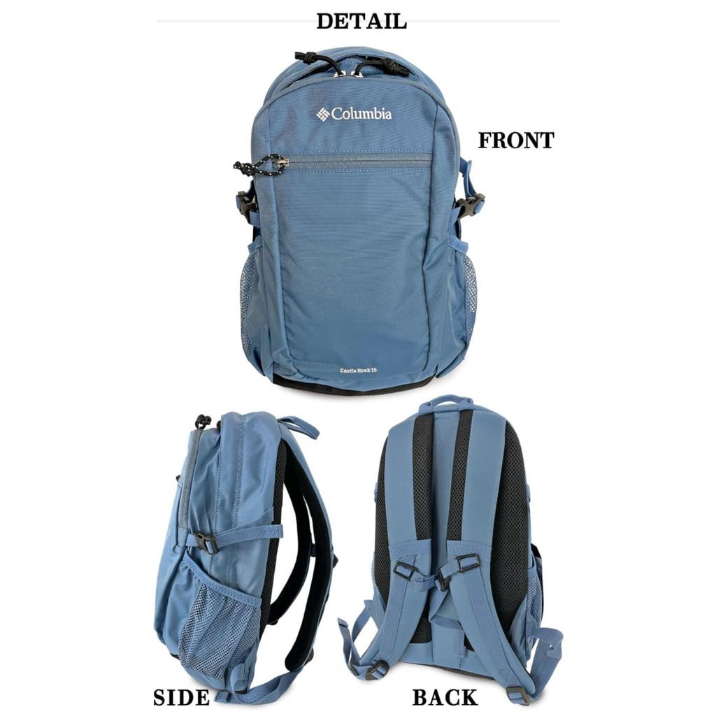 Castle Rock 15L Backpack II с дождевиком Rucksack PU8664 [Колумбия] (466 Ночной)