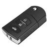 3 Button Car Remote Key Case with Uncut , Durable ABS Shell Protection, Small