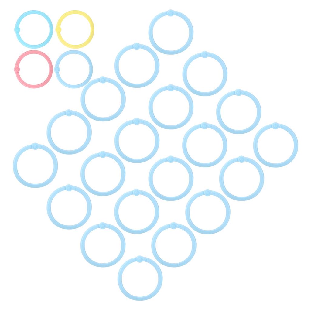 20 шт. Гибкая пряжка для листов книги 30 мм, одинарная бумага для картотек