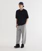 COVERNAT Small Authentic Scalloped Cable Half Knit Dark Navy
