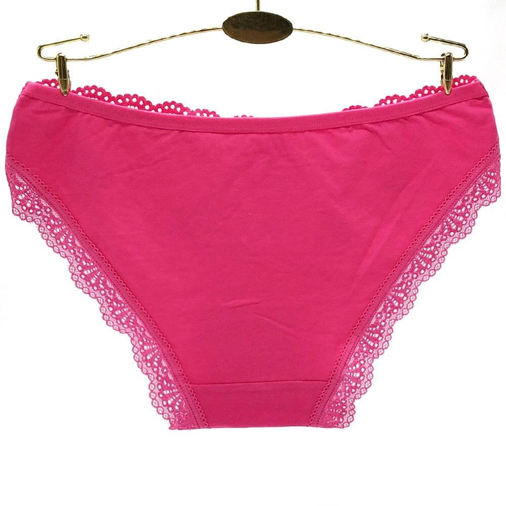 Женское нижнее белье, хлопковые сексуальные кружевные хипстерские трусики с низкой талией, повседневные трусы для молодых девушек, 6 шт.