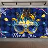 Carnival Mask Ball Theme Party Photography Background, Adult Birthday Party, Family Party Decoration Photography Backdrop Cloth