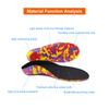 Pair Flat Foot Correction Insoles Heel Shockproof Light Elastic High Arch Support Breathable