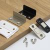 1-10PCS Ultra Thin Latch Cupboard L Type Door Closer Cabinet Catches Door Stopper Furniture Fittings Strong Magnetic Door Closer