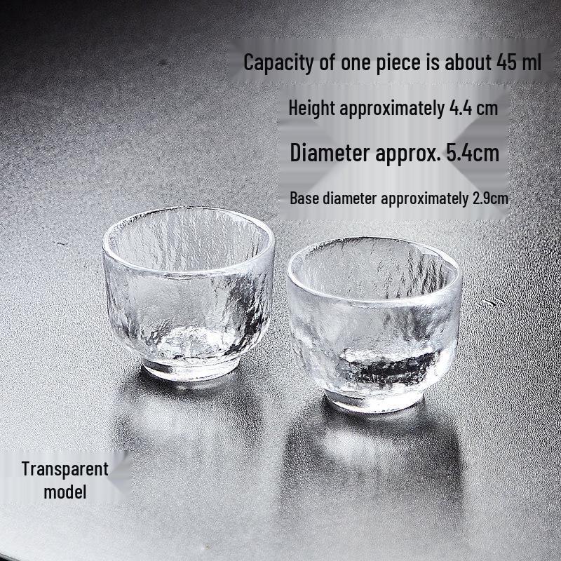 Chixing Hammered Glass Sake Set