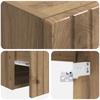 Bathroom Cabinet Set 3 Pcs Artisan Oak 49 x 44.5 x 66.5 cm