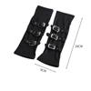 Outdoors Cosplay Milk Silk Hip Hop Arm Cover Belt Rivet Punk Wristband Half-finger Gloves