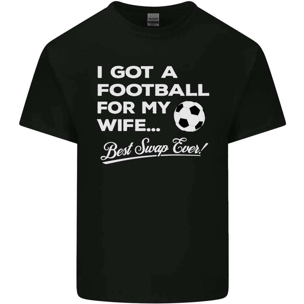 Football for My Wife Best Swap Ever Funny Mens Light Cotton T-Shirt Unisex T-Shirt