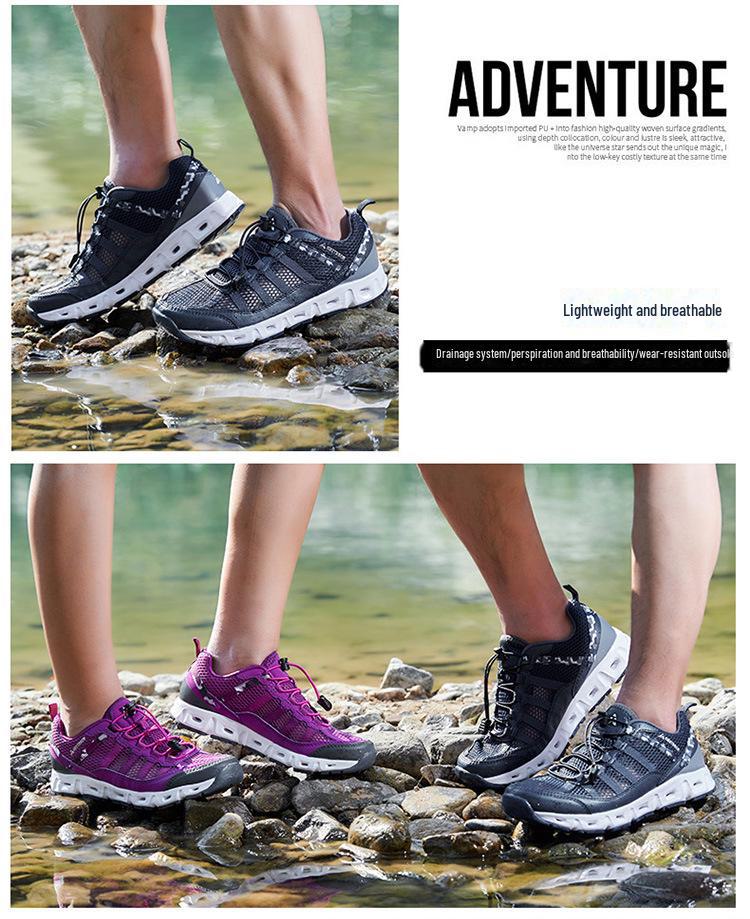 Летняя обувь River 2024 года: Мужская обувь для плавания на открытом воздухе, пляжа, снорклинга - доступны большие размеры