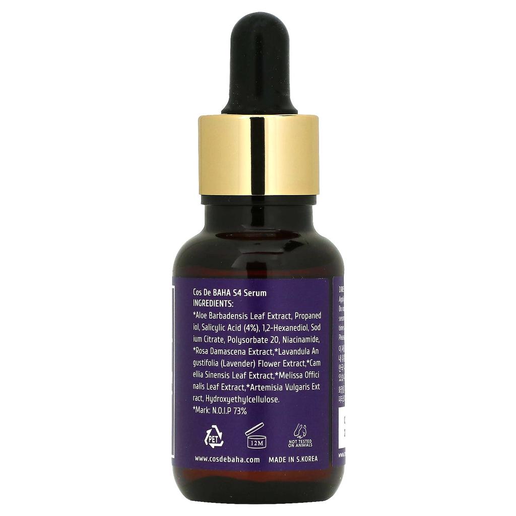 S4, Salicylic Acid Bha 4% Serum, 30Ml(1Fl Oz)