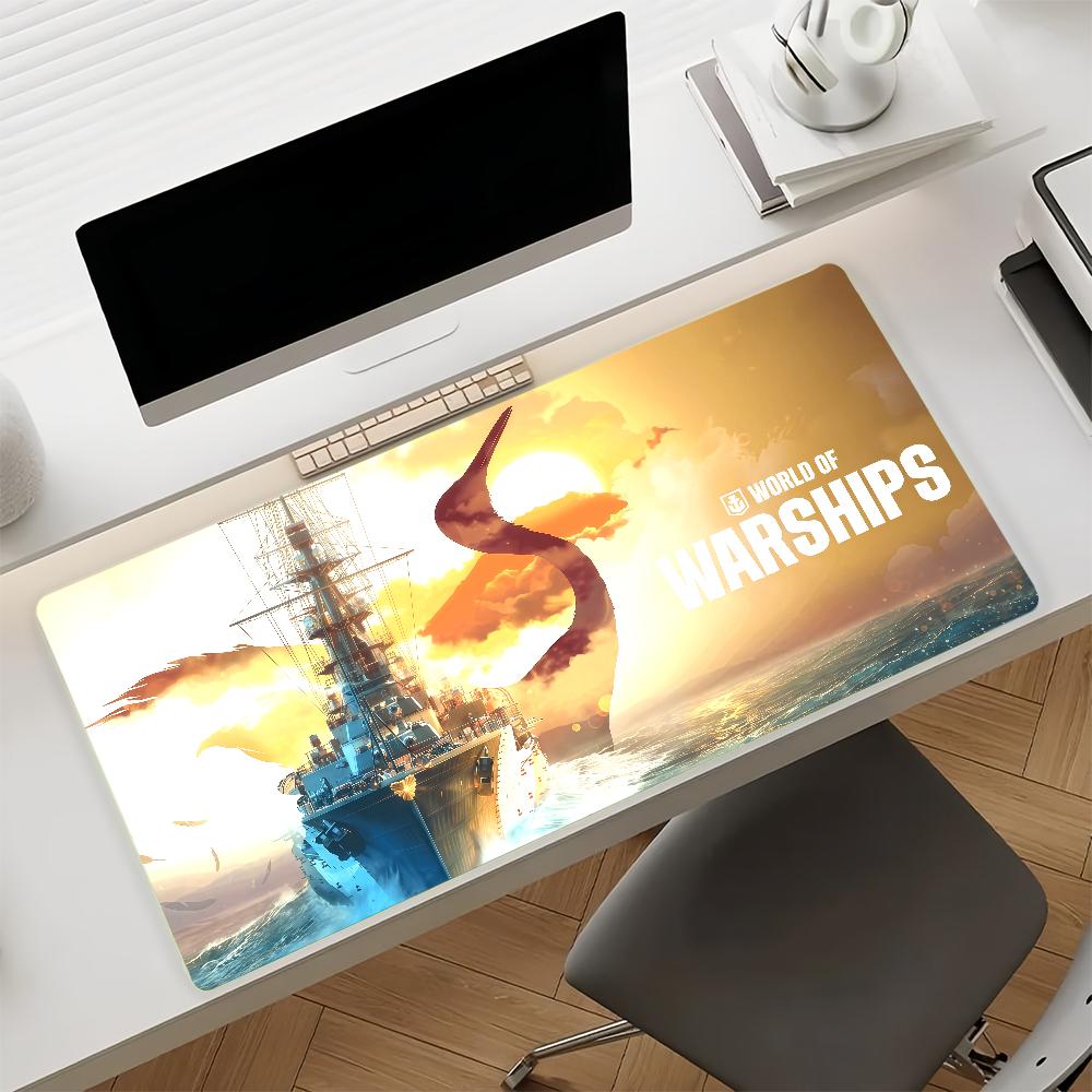 Игровой Коврик для Мыши WWorld of WWarships Нескользящий Резиновый Компьютерный Коврик Геймерский Баланс Декор Коврик для Стола Ноутбук Офис Большой