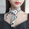 Accessories French Flower Tie Silk Scarf Small Square Scarf Korean Style Scarves Printed Scarf