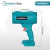 YOFIDRA Electric Blower Turbo Jet Fan Violent Air Gun Handheld Snow Car Dryer Leaf Dust Blowing Tool for Makita 18V Battery