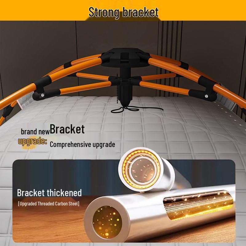 Утолщенная зимняя палатка-москитная сетка: Блокирующий свет, ударопрочный, полнопокрывающий навес-яранга для кровати в помещении