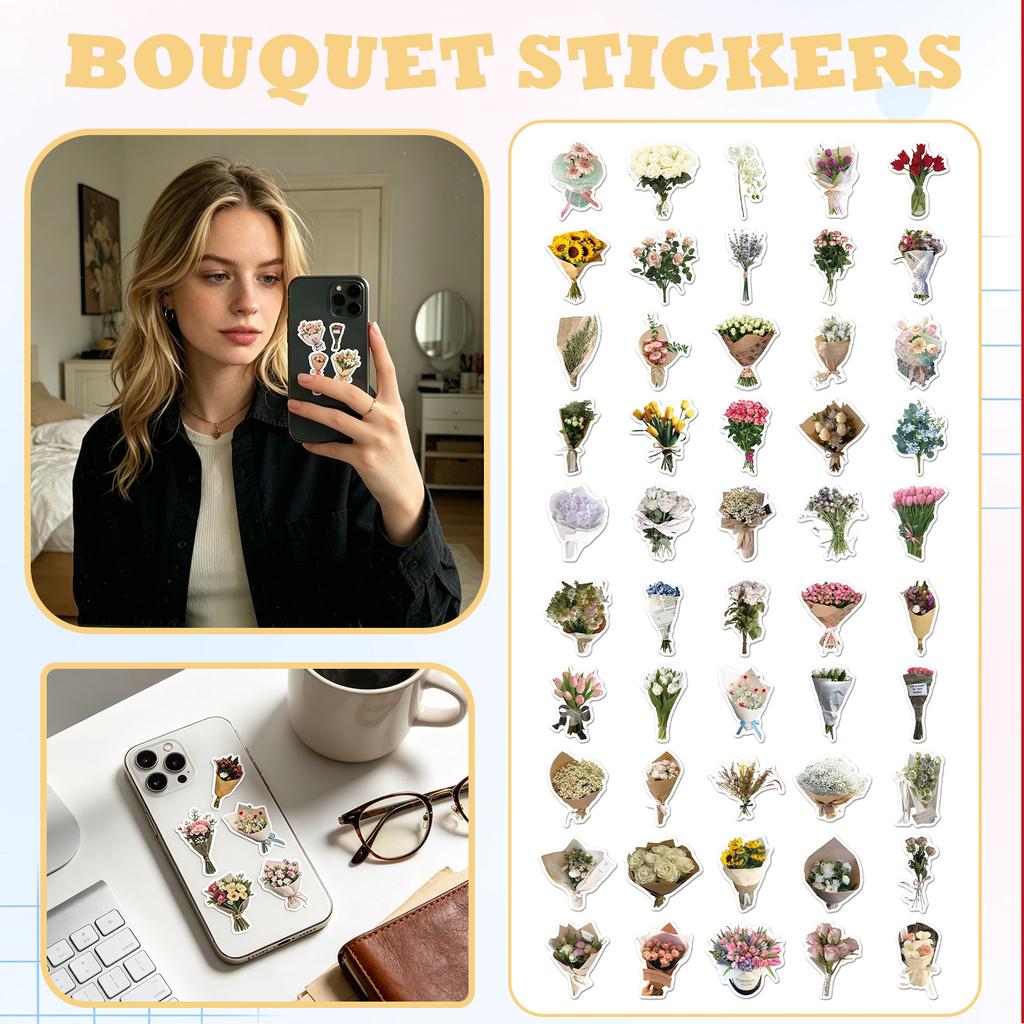 Sticker Set Versatile And -looking, Can Be Used As A Material For Bookkeeping And Item Decoration