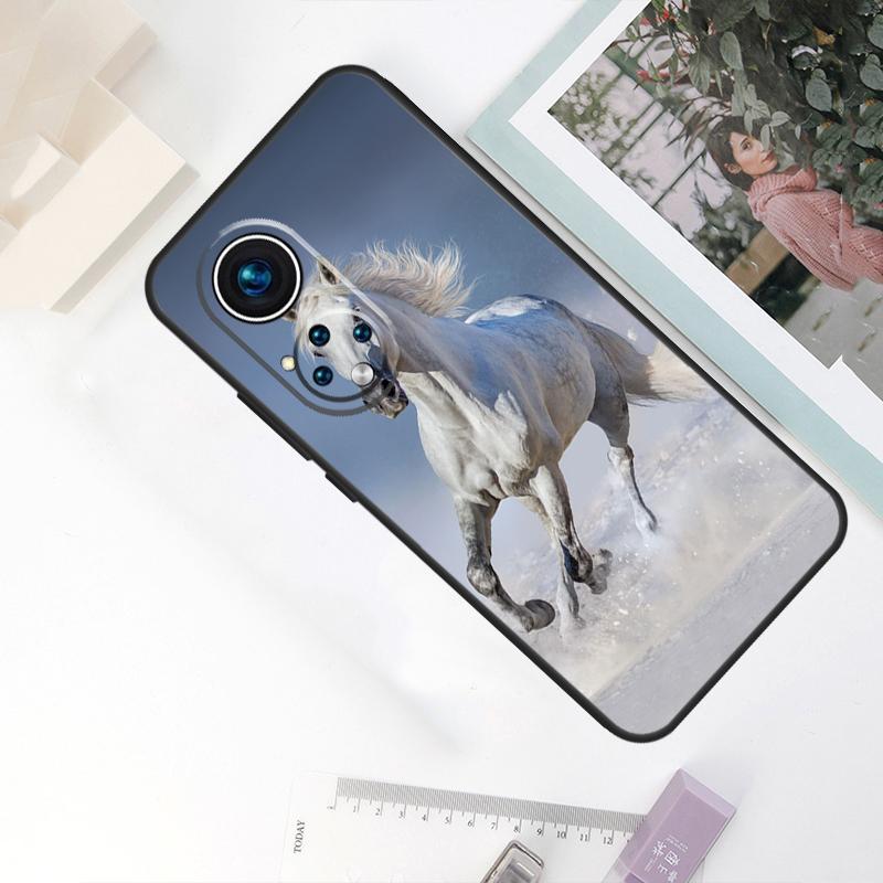 Чехол Magic 8 Pro 6 7 Lite для Honor 200 400 50 70 90 X8c X8b X9a X9b X9c X9d Win RT с изображением Бегущих за Честь Лошадей