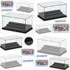 Multicolor Base With Transparent Panel Diy Building Block Display And Storage Box