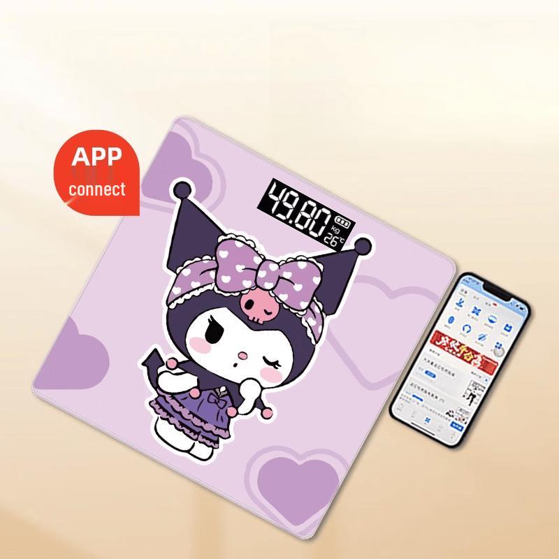 Умные весы для измерения жира в теле Mi Ling Kuromi Bluetooth (Китайская версия)