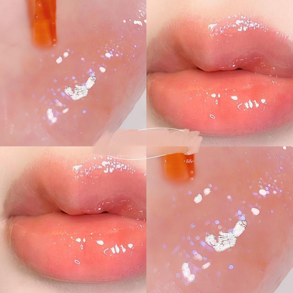 SHAQINUO Water Gloss Lip Gloss Moisturizing & Plumping Lip Glaze for a Sparkling Mirror Finish