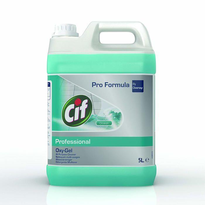 Cif - 7517870 - Oxygel Océan - Nettoyant sols multi-usages professionnel - 5L