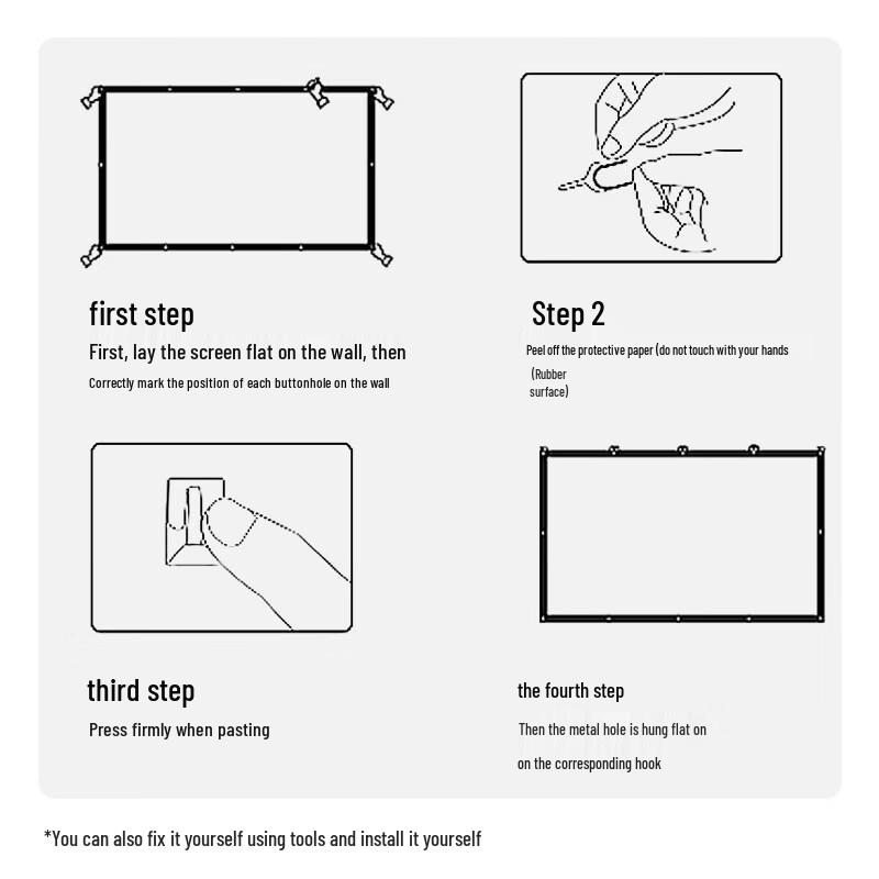 SMVP High-Definition Soft Projection Screen