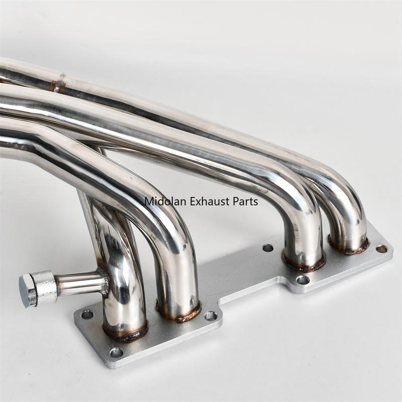 Long Tube Exhaust Headers Manifolds For 1989 1990 Nissan 240SX 2.4L