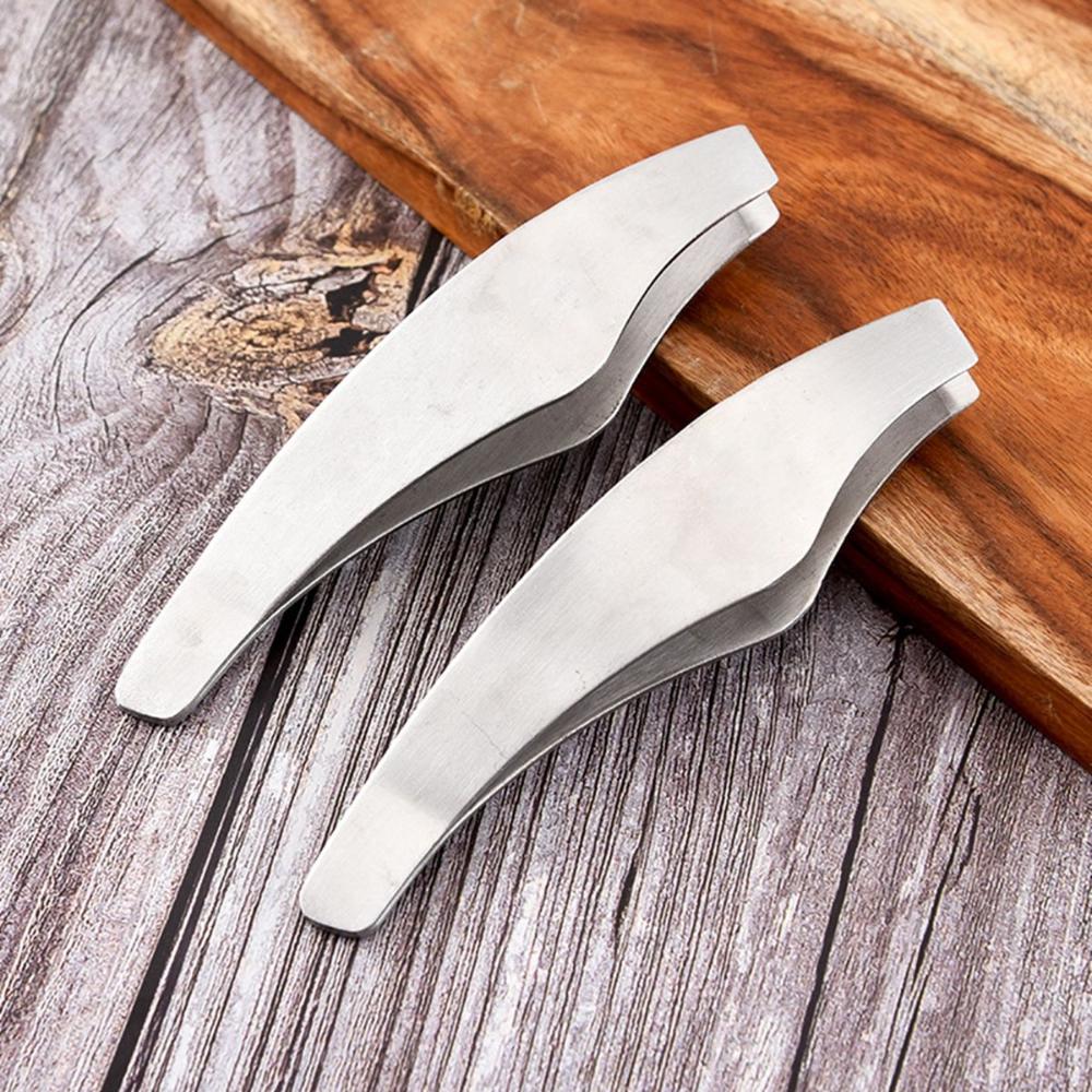 Angled Pliers Stainless Steel Puller Fish Bone Tweezers Fish Tweezer Hair Pincer Tool Remover Tongs
