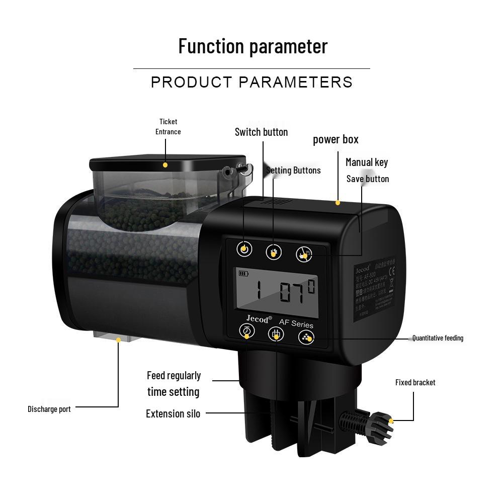 Jebo Smart Aquarium Feeder: Large Capacity Timer for Ornamental Fish