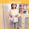 Girls Handbag Small Pu Material Kids Cute Designer Mini Shoulder Bag For School