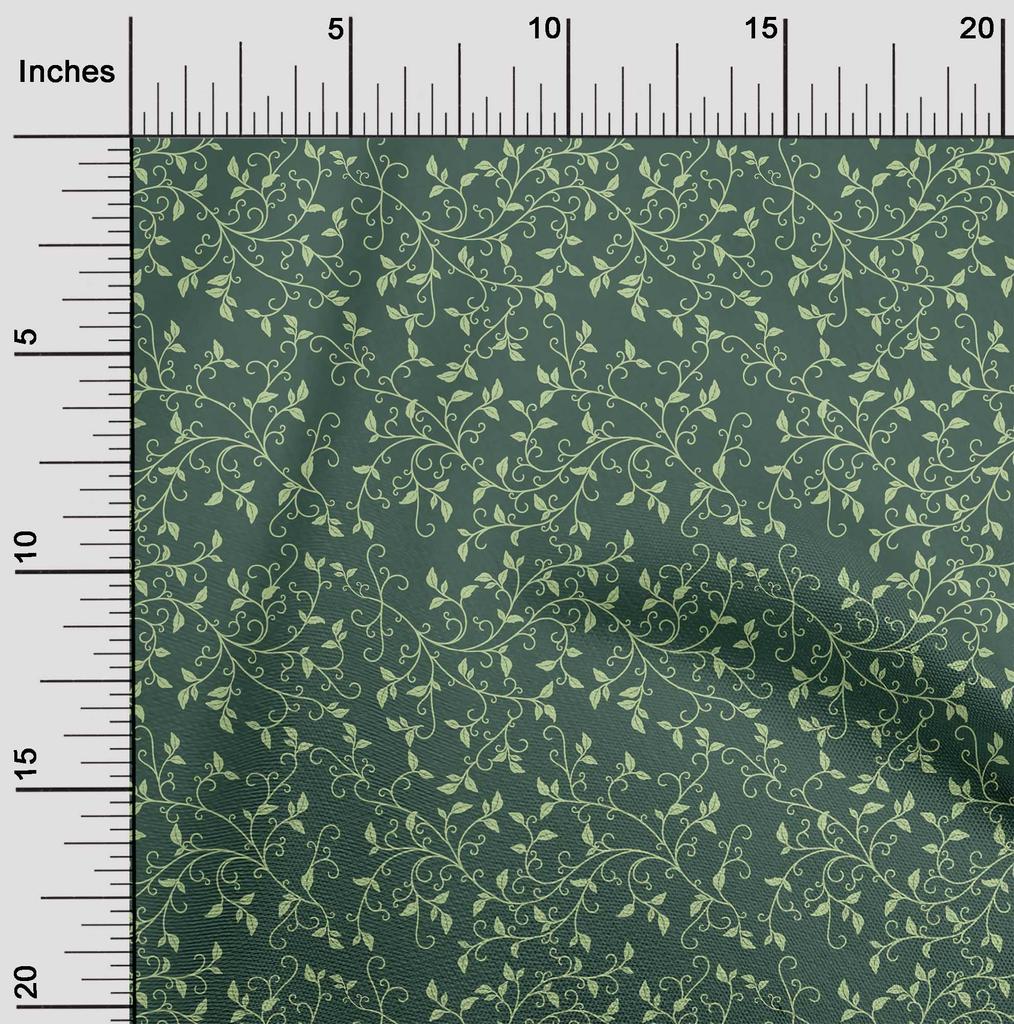 oneOone Ткань Cotton Flex Dark Teal Green, азиатская цветочная ткань для шитья, по ярдам, напечатанная своими руками, швейные принадлежности, 40 дюймов