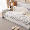 New Modern Stripes Sofa Towel Chenille Sofa Towel Non-slip Cloth Couch Cover Living Room Universal Dustproof Blanket Cover Cloth