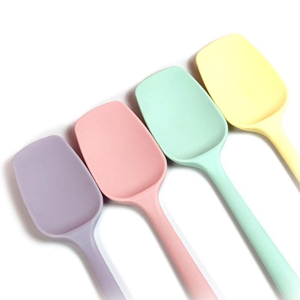 Силиконовый скребок для выпечки, нескользящая лопатка для салата, миксер для масла, теста, блендер, аксессуары для выпечки