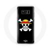 Case - One Piece - Galaxy S8 - Soft - Manga - Skull - Black