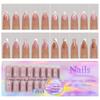 Nail Art Wearing Nail French Traceless Wearing Nail Removable Nail Art French Wearing Nail Art False Nail Sticker