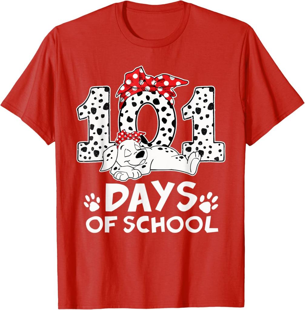 100 Days Of School Dalmatian Dog Smarter Cute Lover Unisex T-Shirt