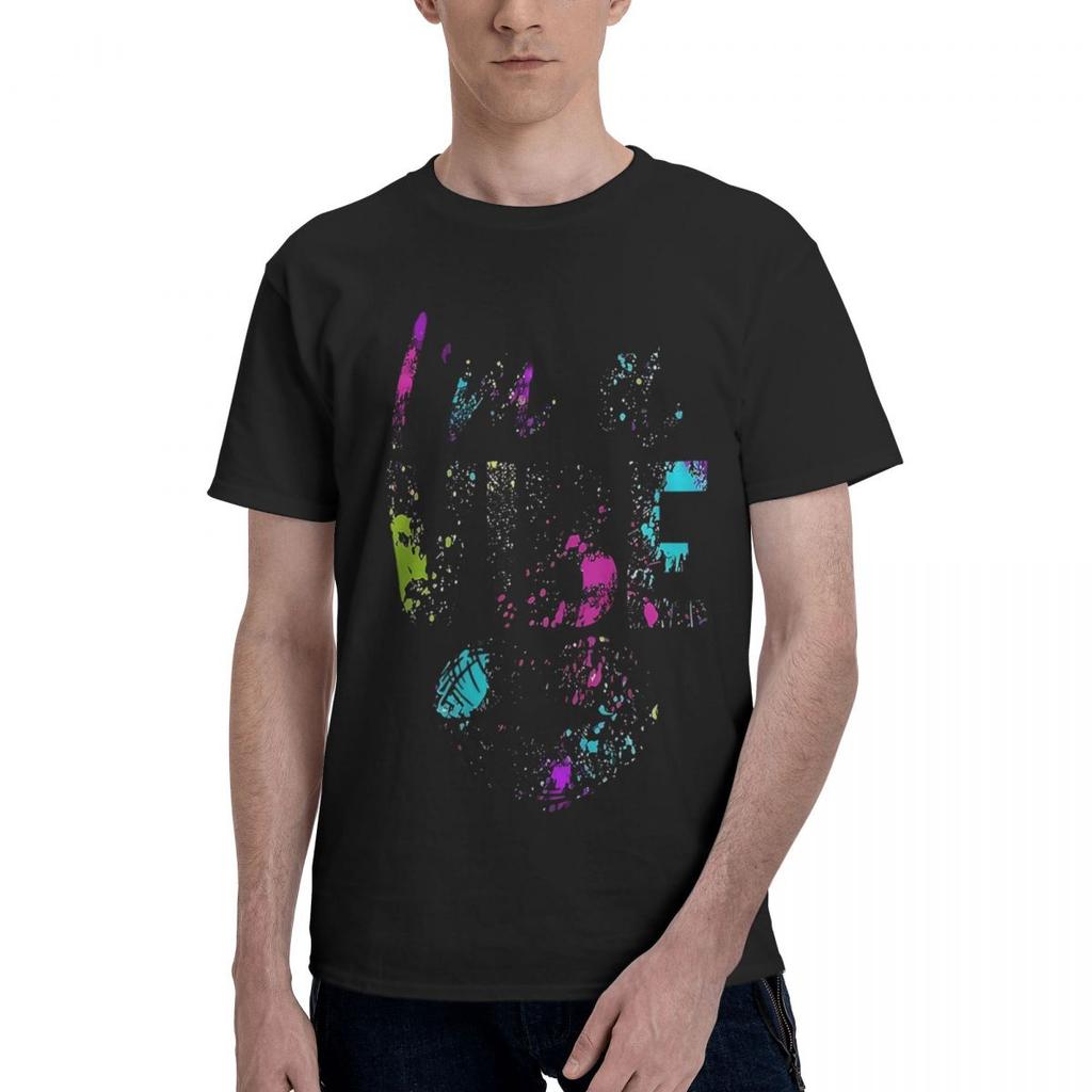 Chic Lips Letters 100 Cotton Casual Breathable Confortable Summer High End Mens Clothing Funny Gift