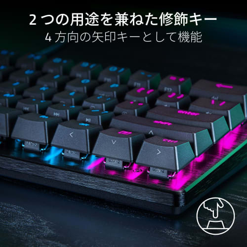 Equipped with Rapid Trigger Razer Huntsman V3 Pro Mini JP Analog Gaming Keyboard with Adjustable Actuation Optical Switch Press Pressure 40G Japanese