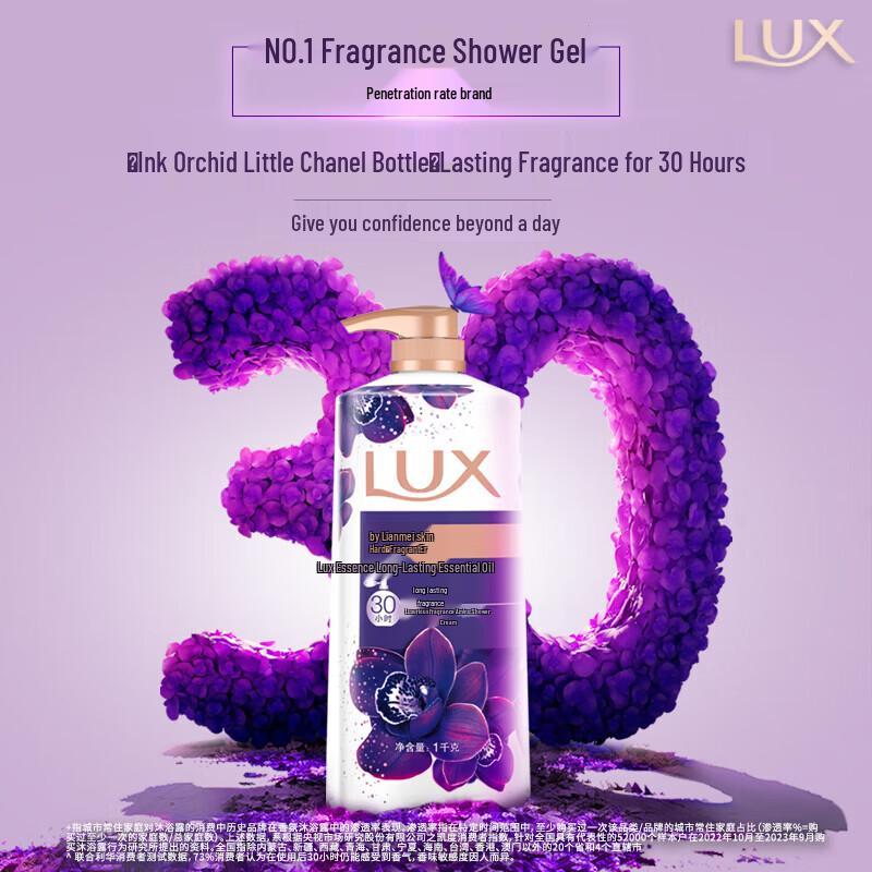 lux Ароматный гель для душа с эфирными маслами (Очаровательный Лотос и Сияющая Персиковая Цветок)