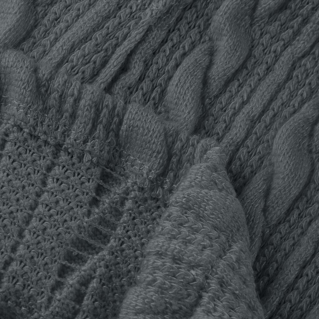 Женский повседневный вязанный кашемировый кардиган на пуговицах с длинным рукавом, толстый теплый кардиган с капюшоном, пальто